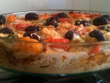 Bacalhau ao forno com castanhas-do-pará