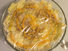 Acelga refogada de micro-ondas