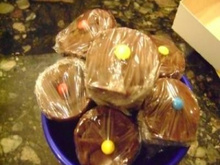 Cone trufado de chocolate