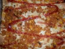 Torta de carne de soja