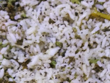 Arroz com brócolis