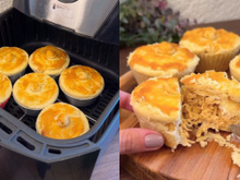 Fiz essa massa de empadinha de 3 ingredientes na airfryer para meu filho uma vez e agora ele pede todo dia um sabor diferente