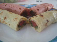 Panqueca de tomate seco