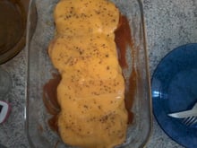 Steak de frango à parmegiana