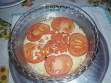Arroz de forno cremoso