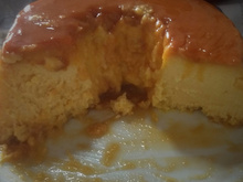 Pudim cremoso de milho 