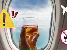 Más notícias para quem bebe álcool no avião: novo estudo alerta sobre risco à saúde (até mesmo em jovens e saudáveis!)