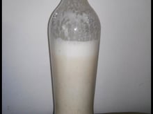 Leite de amêndoas vegano