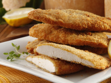 Um chef de cozinha me ensinou a como fazer um bife à milanesa sem soltar a casquinha do empanado e nunca mais eu errei