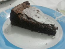 Torta cremosa de chocolate