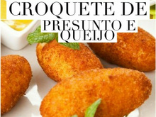 Croquete de presunto e queijo