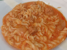 Macarrão na panela de pressão (preparo rápido)