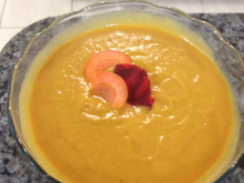 Sopa cremosa saudável