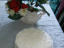 Bolo bandeja de coco