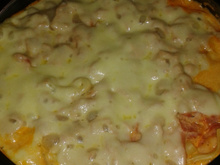 Lasanha de frango e creme de leite