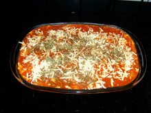 Lasanha quatro queijos