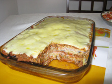 Minha lasanha de berinjela