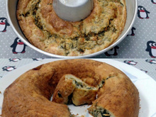 Torta de folha de cenoura