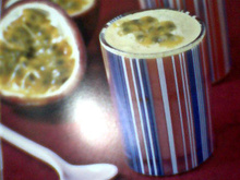 Smoothie de maracujá e manga