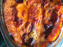 Torta fácil de tomate e cebola