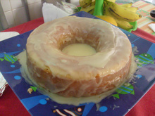 Cobertura de bolo de laranja