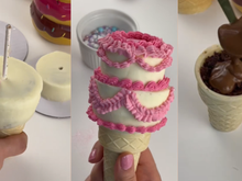 Mini bolo na casquinha: docinho criativo que encanta crianças e vira lembrancinha perfeita!