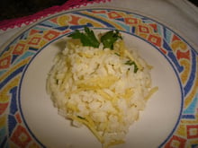 Arroz amanhecido com ovos