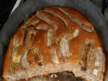 Torta de banana nanica madura