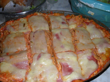 Lasanha cremosa de frango