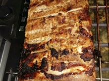 Costelinha de porco assada