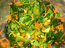Salada de espinafre saudável