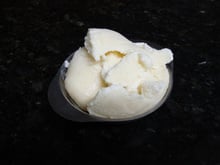 Sorvete de coco cremoso