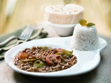 Ensopado de lentilha com cenoura