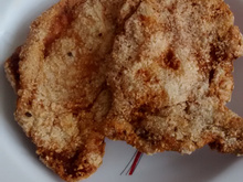 Bisteca de porco crocante