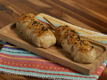 Folhado de queijo coalho 