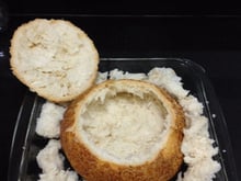 Queijos no pão italiano
