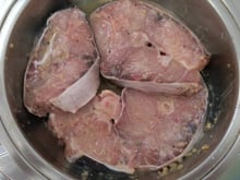 Bagre no leite de coco e dendê