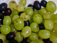 O que acontece se eu comer uvas com manchas?