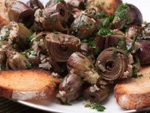 Alcachofras à romana