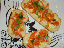 Bruschetta econômica