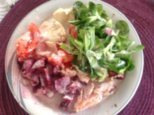 Molho de alho para comer com churrasco e saladas