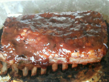 Costela de porco ao molho barbecue ou Ribs on Barbecue