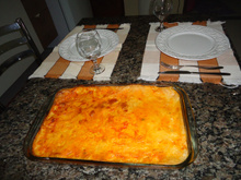 Torta de frango com palmito