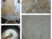 Torta gelada de abacaxi com coco