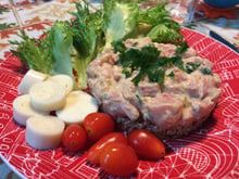 Tartar de salmão