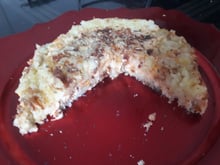 Torta cremosa de batata de frigideira