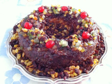 Delicioso pudim de pão