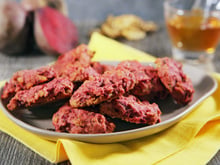 Biscoito doce de beterraba