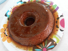 Pudim de chocolate e café