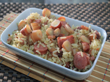 Arroz com pinhão
